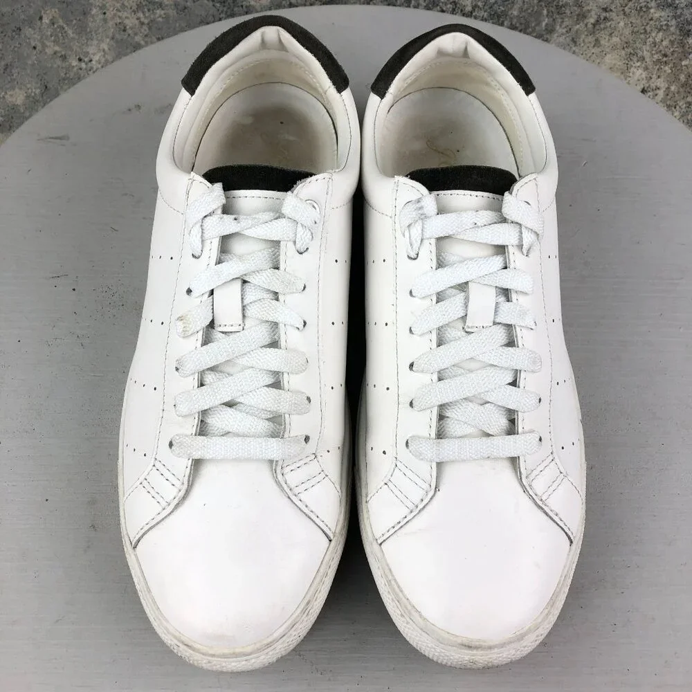 J.Crew Women's Size 8H Saturday White Leather